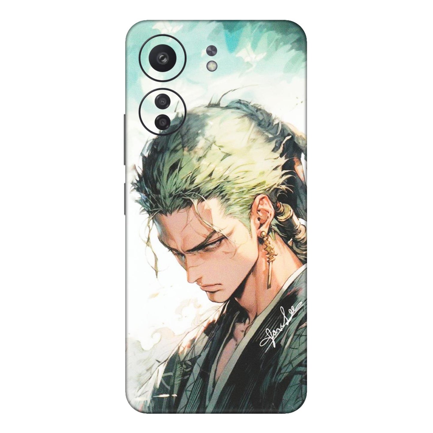Xiaomi Redmi Phone Skins (All Models) - Pirate Hunter One Piece Anime - Matte Finish (M-157) Redmi 13C