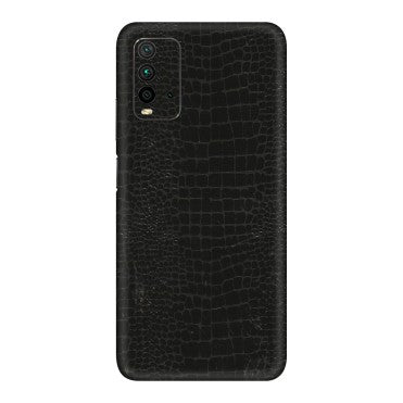 Xiaomi Redmi Phone Skins (All Models) - Snake Leather Black - 3D Embossed Finish (L-107) Redmi 9 Power