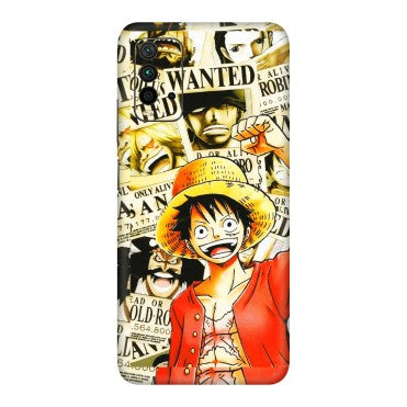 Xiaomi Redmi Phone Skins (All Models) - Luffy Anime - 3D Embossed Finish (L-177) Redmi 9 Power