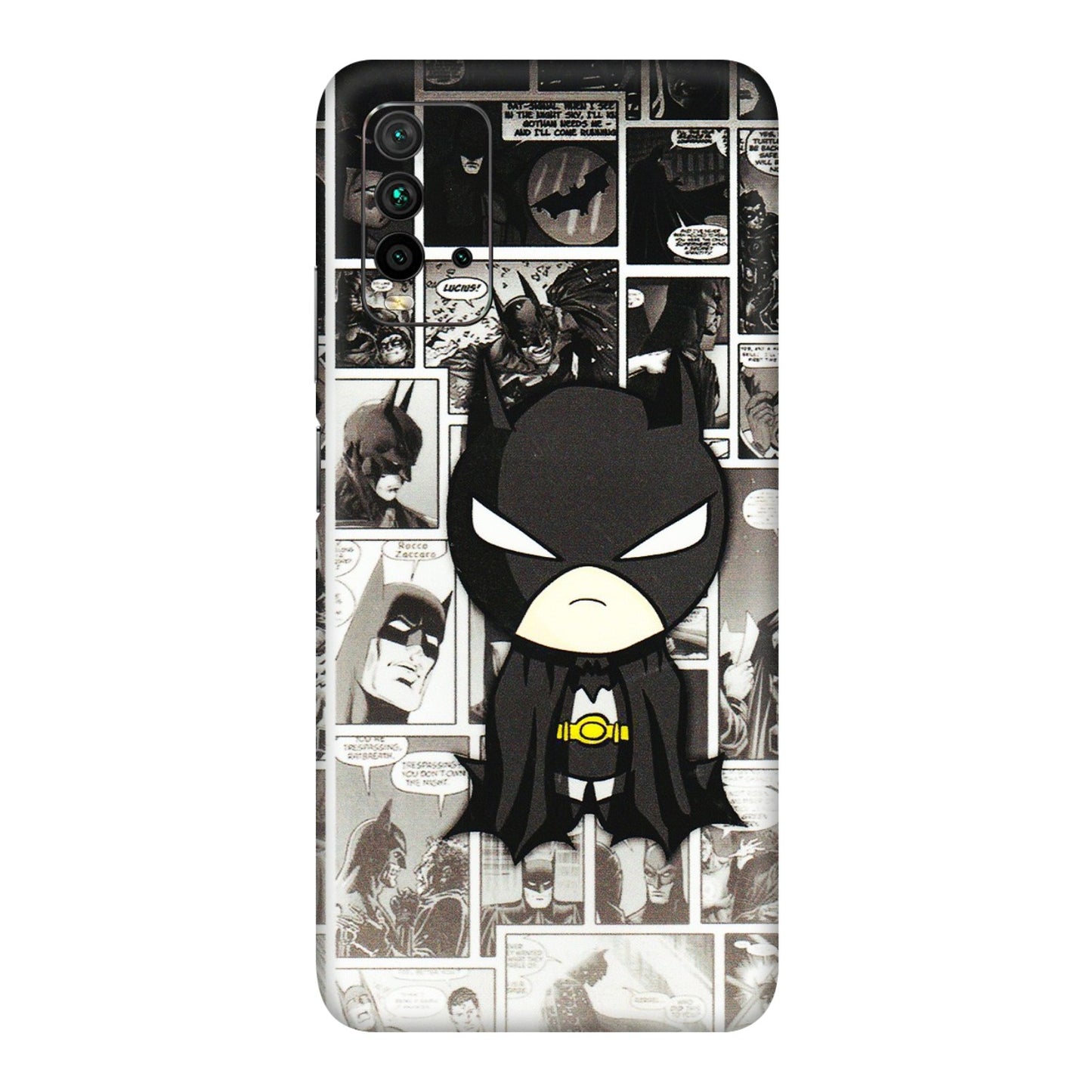 Xiaomi Redmi Phone Skins (All Models) - Toon Batman - 3D Embossed Finish (L-182) Redmi 9 Power