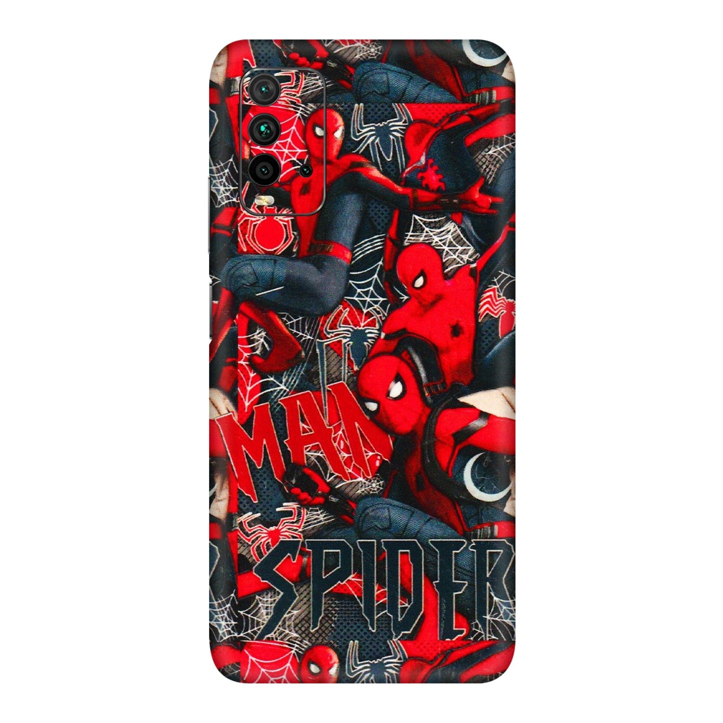 Xiaomi Redmi Phone Skins (All Models) - SpiderMan Cool - 3D Embossed Finish (L-188) Redmi 9 Power