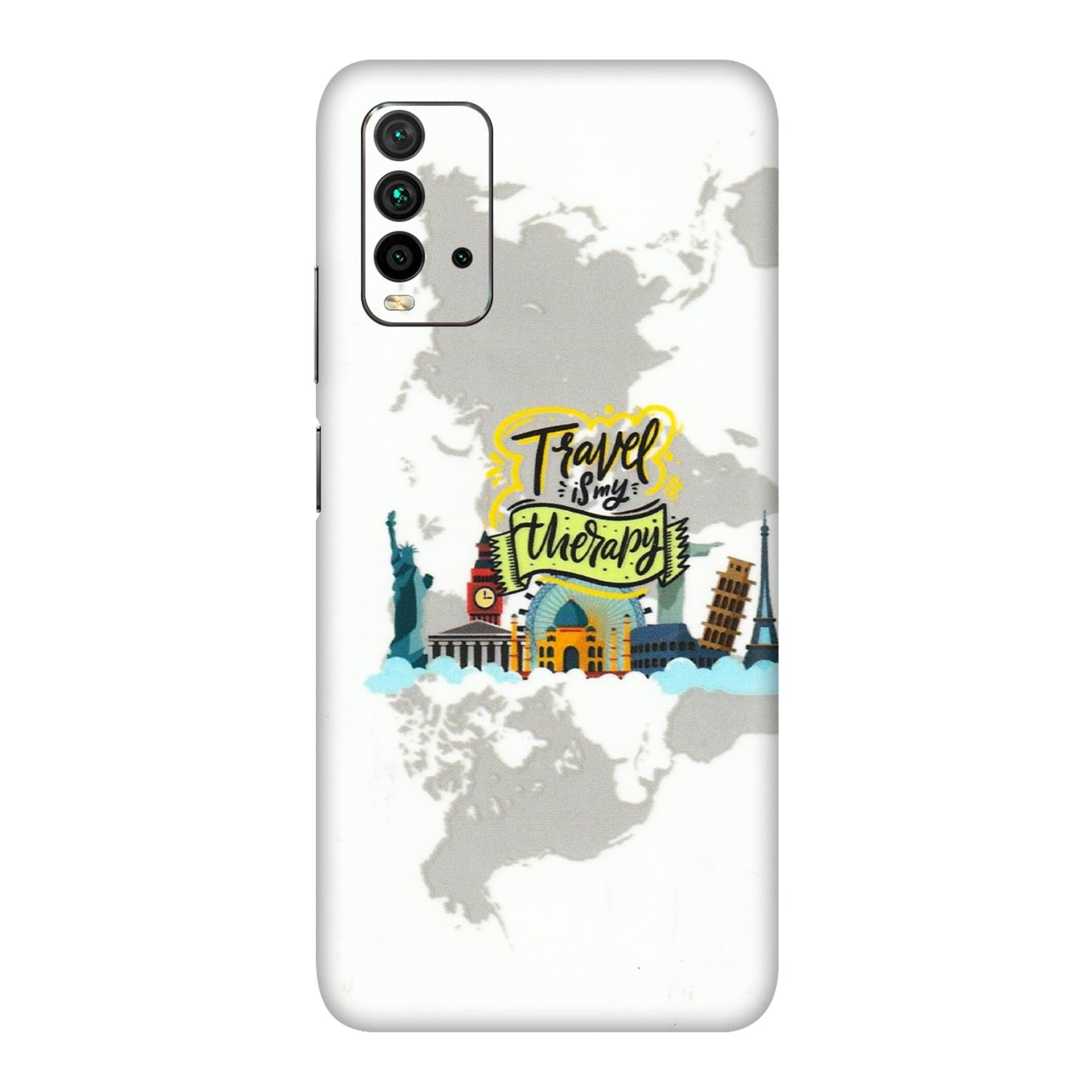 Xiaomi Redmi Phone Skins (All Models) - Travel Therapy - 3D Embossed Finish (L-199) Redmi 9 Power