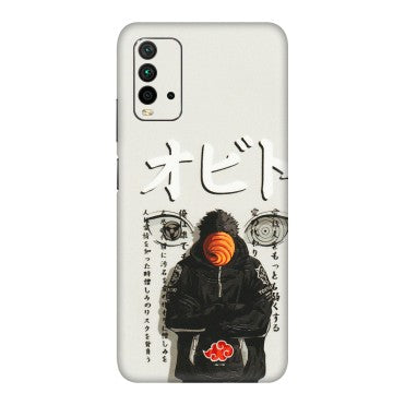 Xiaomi Redmi Phone Skins (All Models) - Obito Anime Eye - 3D Embossed Finish (L-19) Redmi 9 Power
