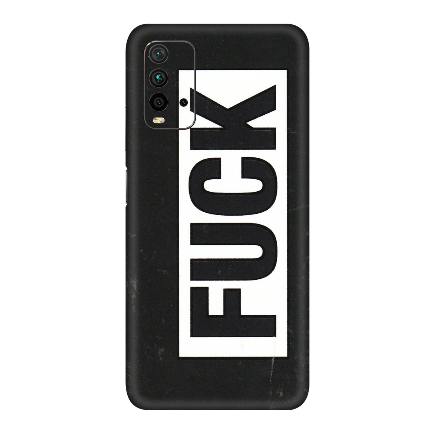 Xiaomi Redmi Phone Skins (All Models) - The F Word - 3D Embossed Finish (L-255) Redmi 9 Power