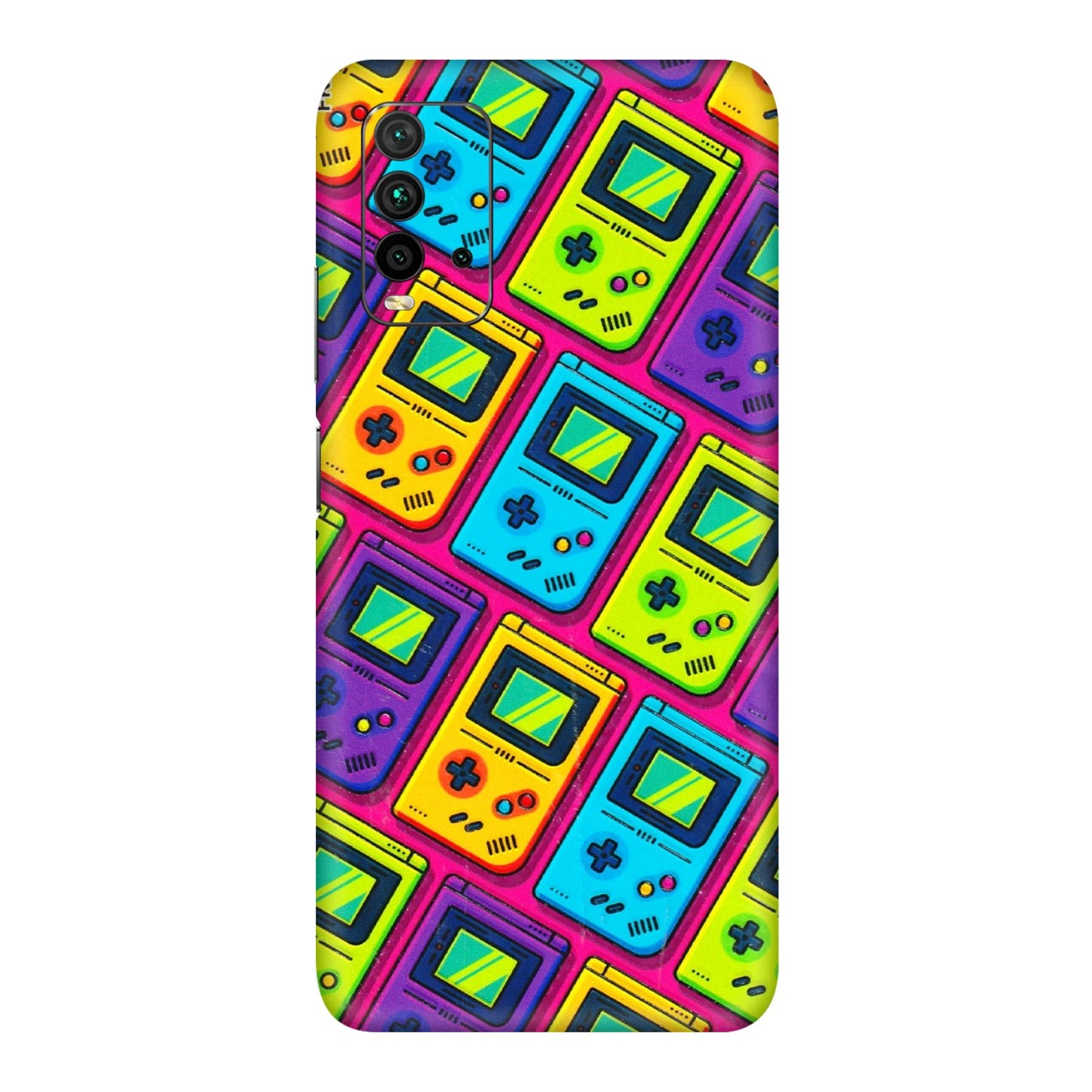 Xiaomi Redmi Phone Skins (All Models) - Gameboy Colourful - 3D Embossed Finish (L-266) Redmi 9 Power