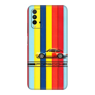 Xiaomi Redmi Phone Skins (All Models) - Multicolour Porche - 3D Embossed Finish (L-39) Redmi 9 Power