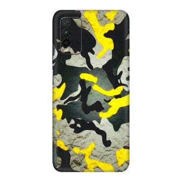 Xiaomi Redmi Phone Skins (All Models) - Yellow Camouflage - 3D Embossed Finish (L-61) Redmi 9 Power