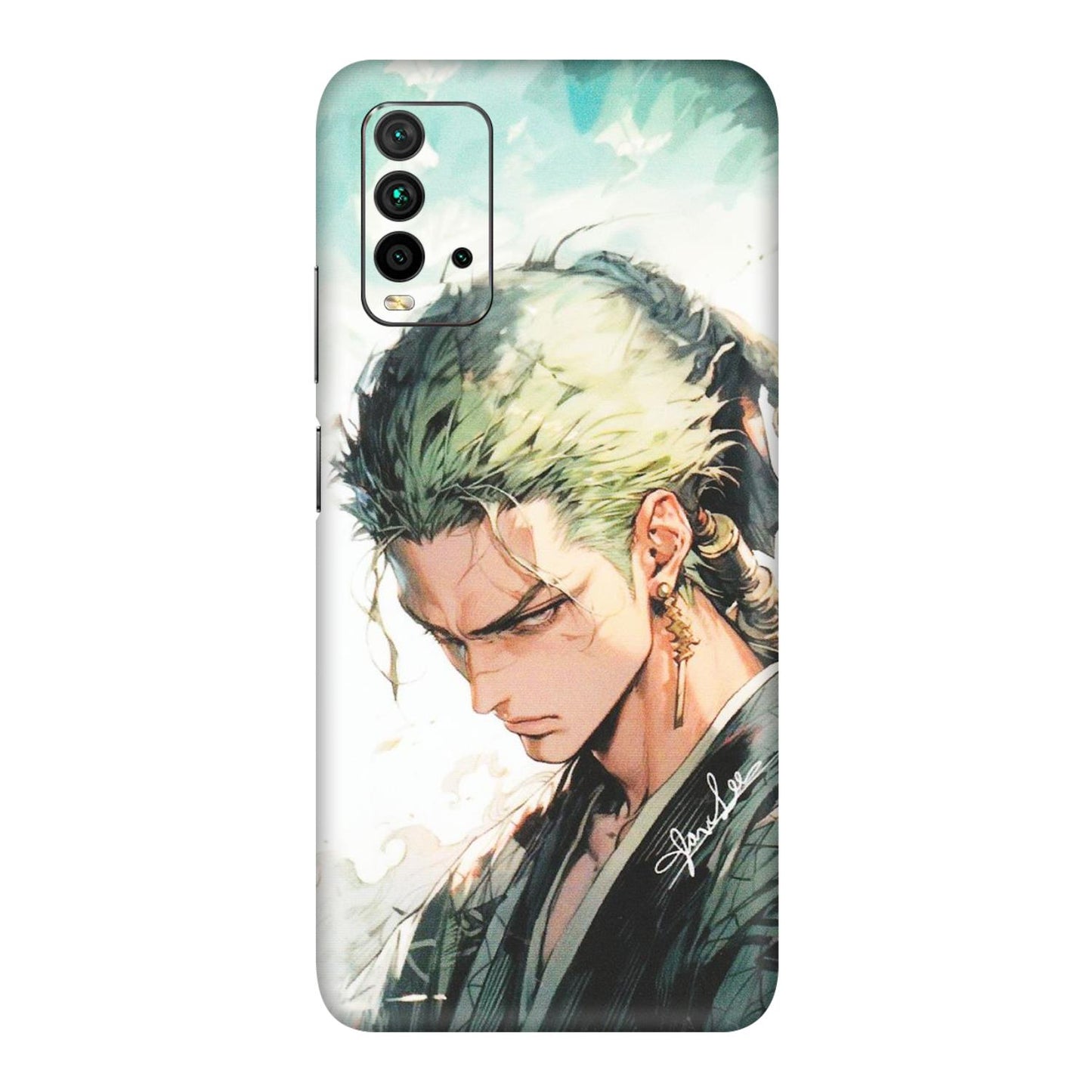 Xiaomi Redmi Phone Skins (All Models) - Pirate Hunter One Piece Anime - Matte Finish (M-157) Redmi 9 Power
