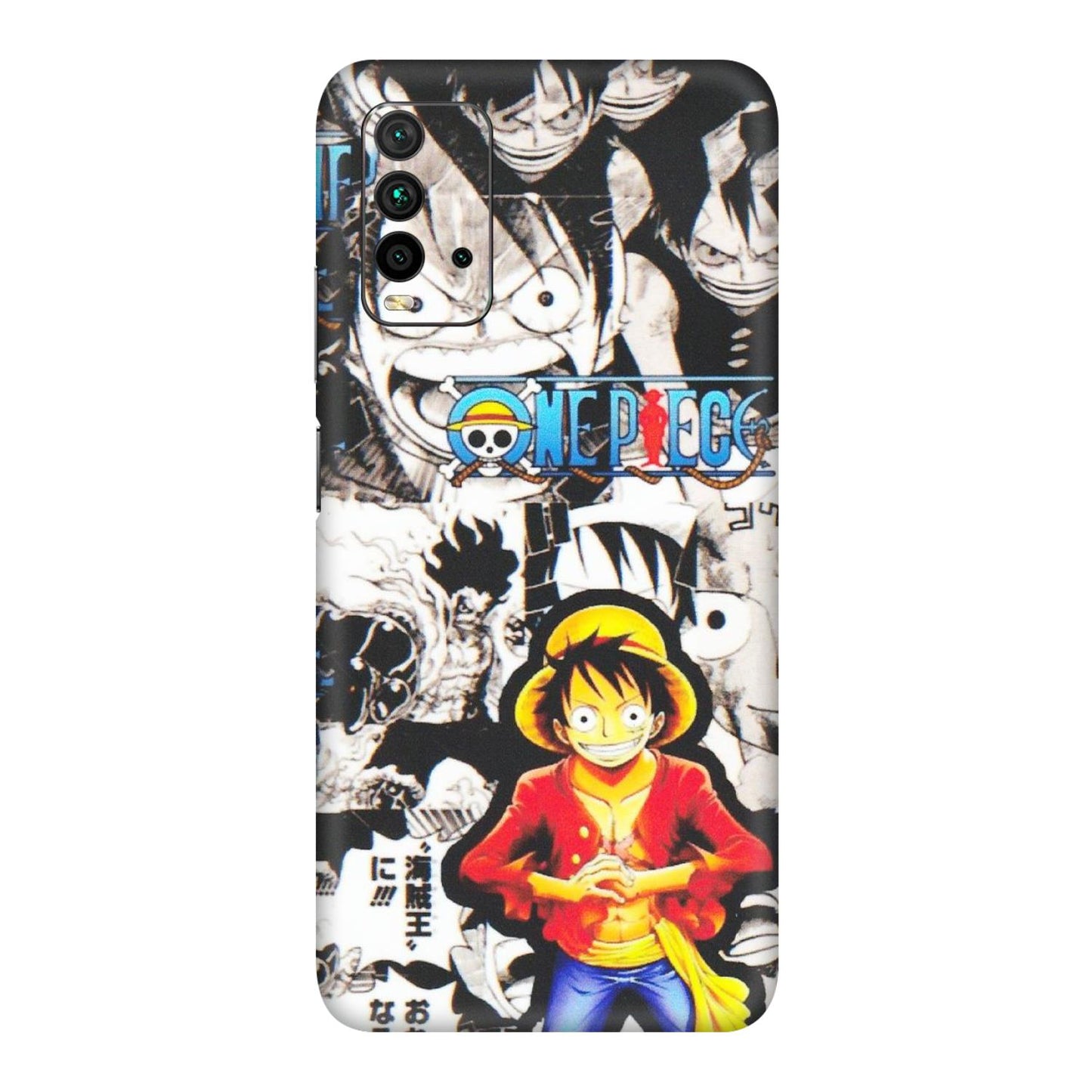 Xiaomi Redmi Phone Skins (All Models) - One Piece B&W - Matte Finish (M-63) Redmi 9 Power