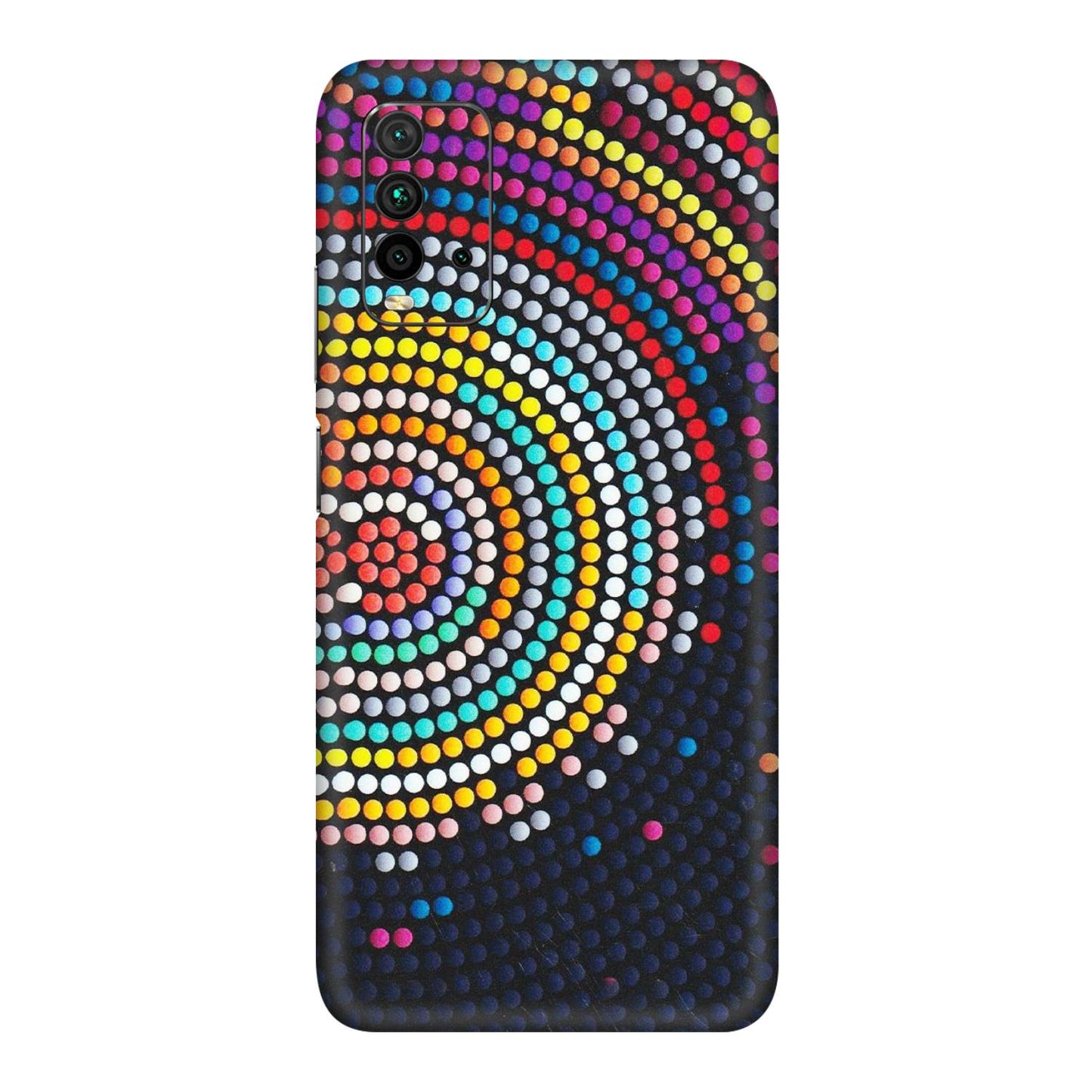 Xiaomi Redmi Phone Skins (All Models) - Rainbow Dot Mandala - Matte Finish (M-97) Redmi 9 Power
