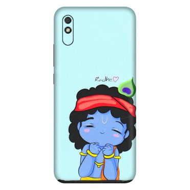 Xiaomi Redmi Phone Skins (All Models) - Radhe Radhe Cute Toon - 3D Embossed Finish (L-05) Redmi 9i