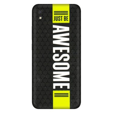 Xiaomi Redmi Phone Skins (All Models) - Just Be Awesome - 3D Embossed Finish (L-101) Redmi 9i