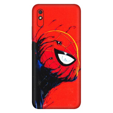 Xiaomi Redmi Phone Skins (All Models) - Spiderman Face Venom - 3D Embossed Finish (L-165) Redmi 9i