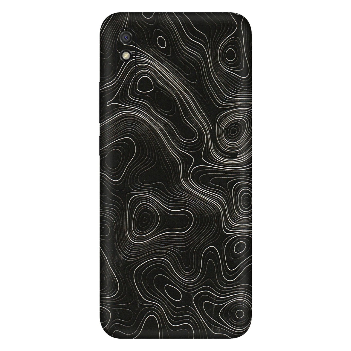 Xiaomi Redmi Phone Skins (All Models) - Black Swirl - 3D Embossed Finish (L-196) Redmi 9i