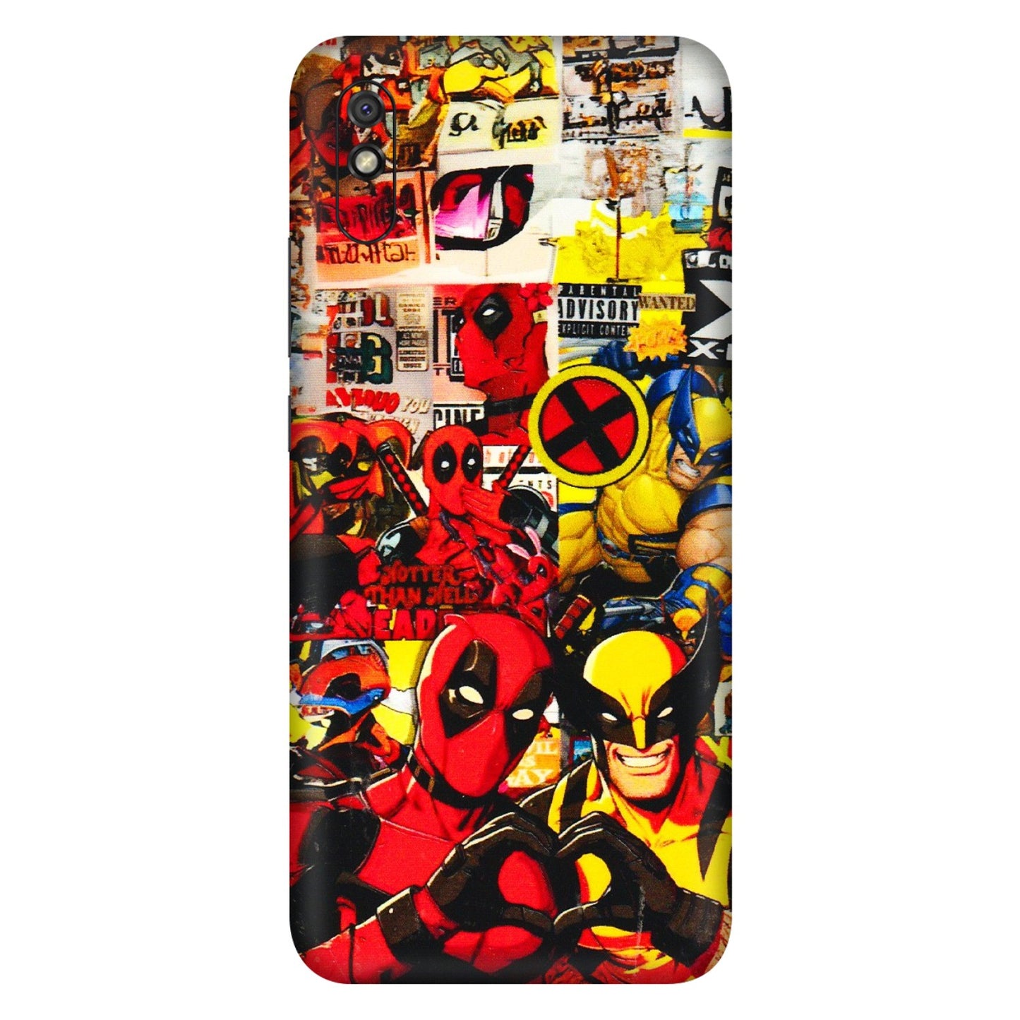 Xiaomi Redmi Phone Skins (All Models) - Spidy Wolverine - 3D Embossed Finish (L-310) Redmi 9i