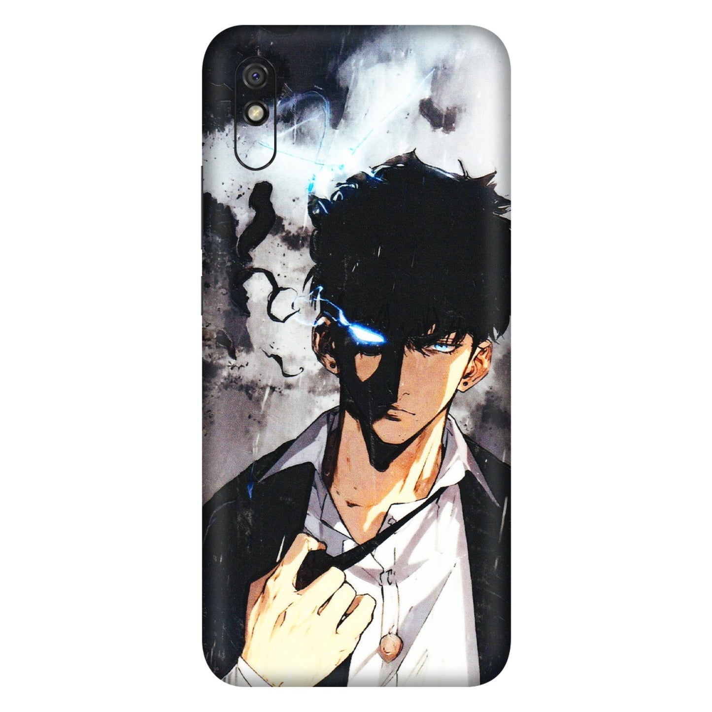 Xiaomi Redmi Phone Skins (All Models) - Sung Jinwoo Manhwa Anime - 3D Embossed Finish (L-328) Redmi 9i