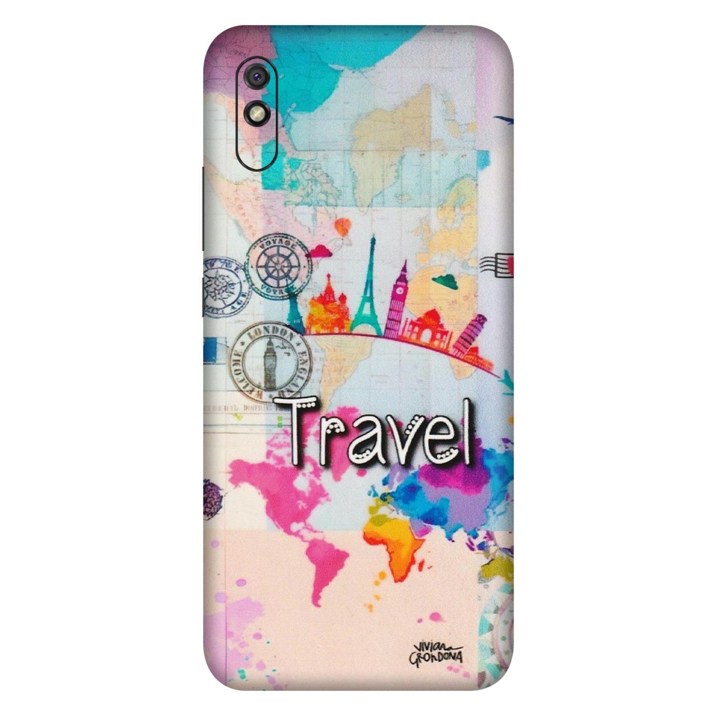 Xiaomi Redmi Phone Skins (All Models) - Travel The Wonders - Matte Finish (M-108) Redmi 9i