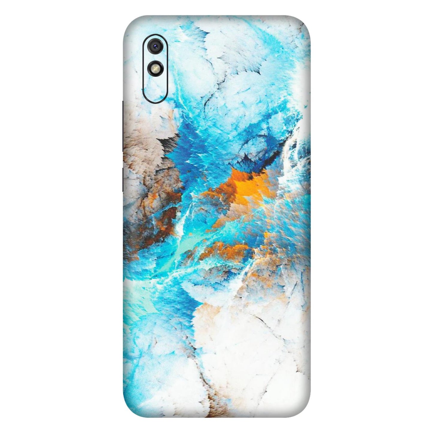 Xiaomi Redmi Phone Skins (All Models) - Blue Waves Abstract - Matte Finish (M-19) Redmi 9i