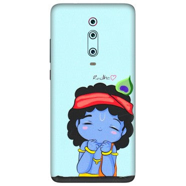 Xiaomi Redmi Phone Skins (All Models) - Radhe Radhe Cute Toon - 3D Embossed Finish (L-05) Redmi K20 Pro