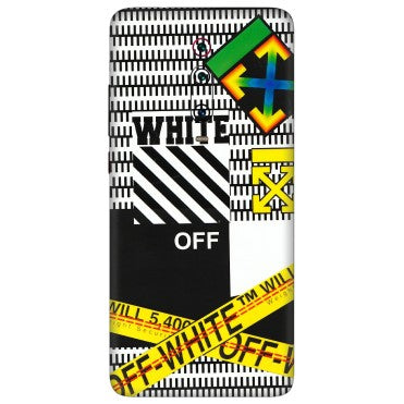 Xiaomi Redmi Phone Skins (All Models) - White Off Abstract - 3D Embossed Finish (L-172) Redmi K20 Pro