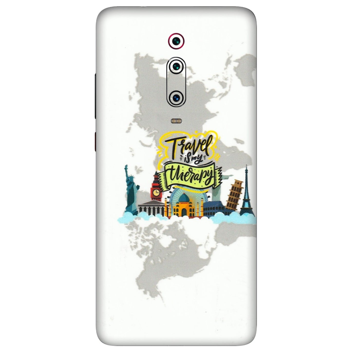Xiaomi Redmi Phone Skins (All Models) - Travel Therapy - 3D Embossed Finish (L-199) Redmi K20 Pro