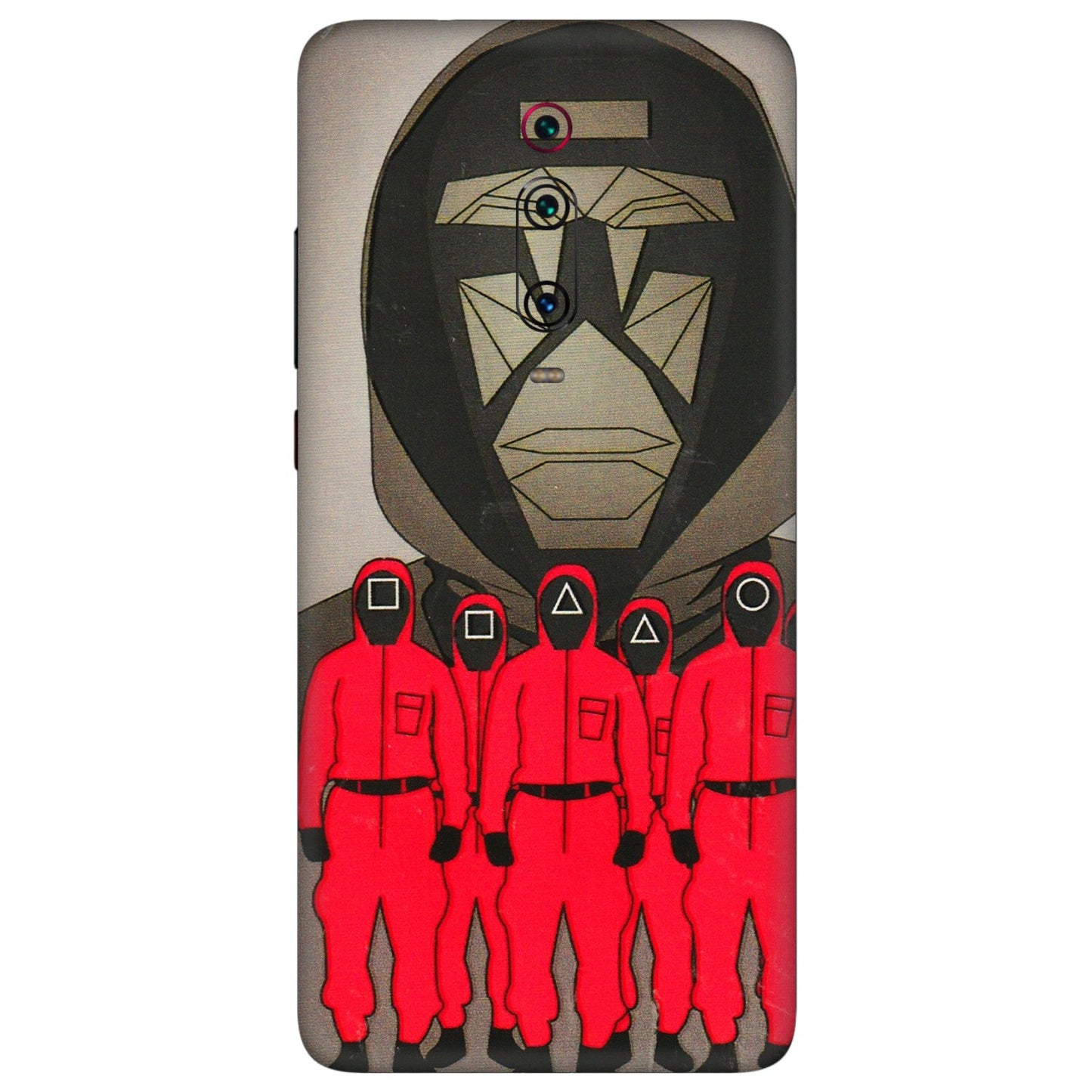 Xiaomi Redmi Phone Skins (All Models) - Squid Game Hero - 3D Embossed Finish (L-245) Redmi K20 Pro