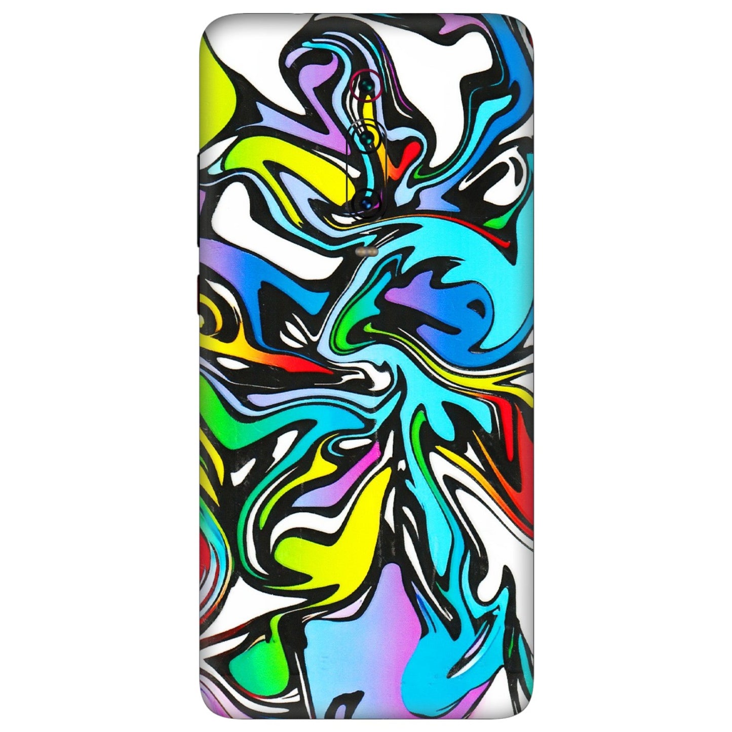 Xiaomi Redmi Phone Skins (All Models) - Abstract Colour Paints - 3D Embossed Finish (L-271) Redmi K20 Pro