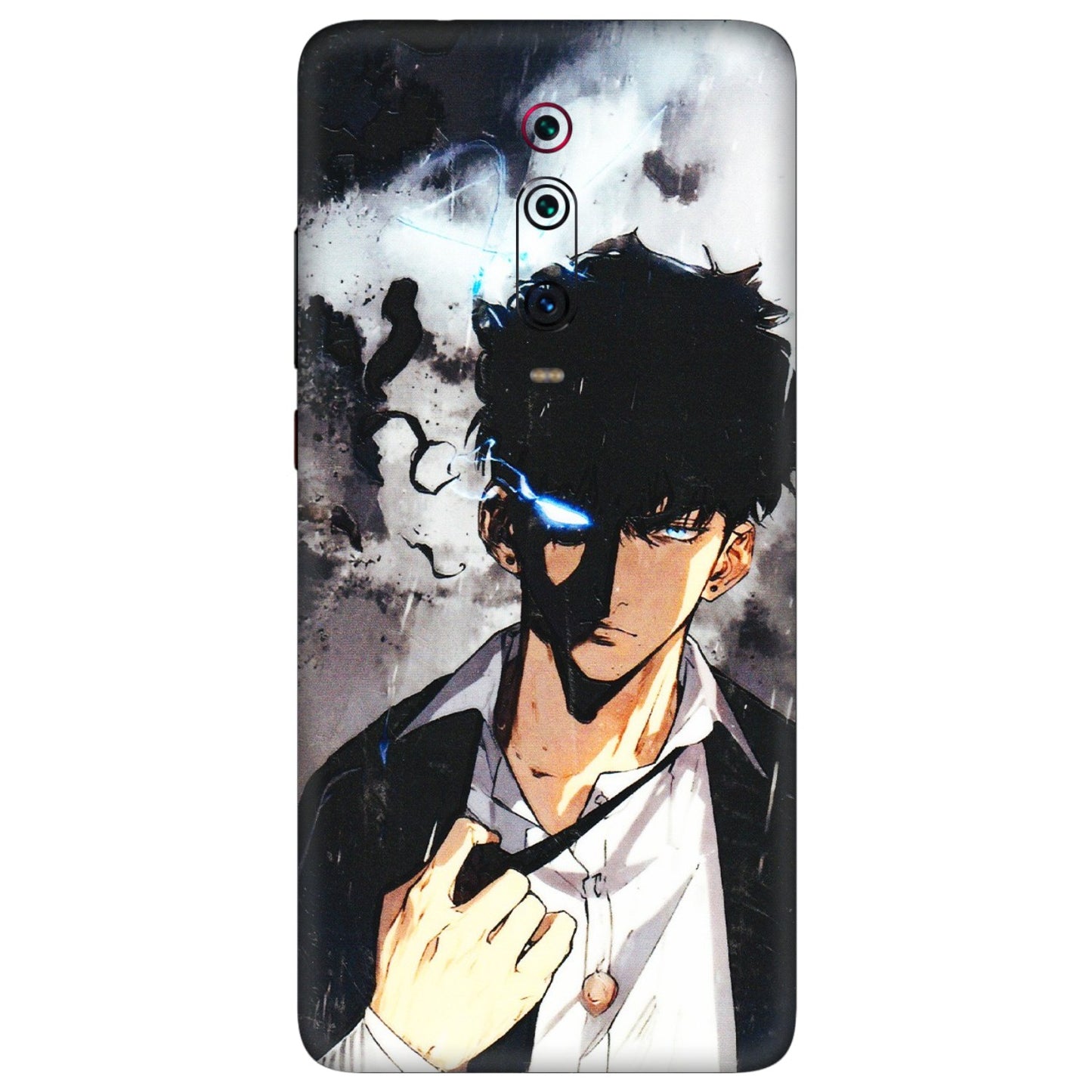 Xiaomi Redmi Phone Skins (All Models) - Sung Jinwoo Manhwa Anime - 3D Embossed Finish (L-328) Redmi K20 Pro