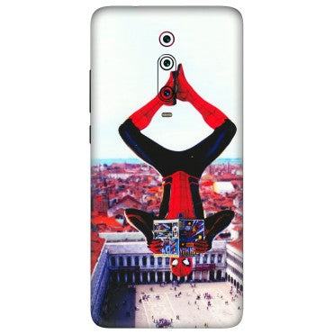 Xiaomi Redmi Phone Skins (All Models) - Spiderman Hanging - 3D Embossed Finish (L-53) Redmi K20 Pro