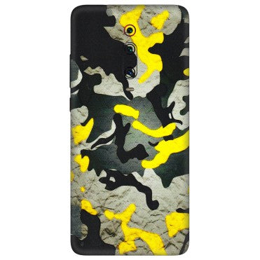 Xiaomi Redmi Phone Skins (All Models) - Yellow Camouflage - 3D Embossed Finish (L-61) Redmi K20 Pro