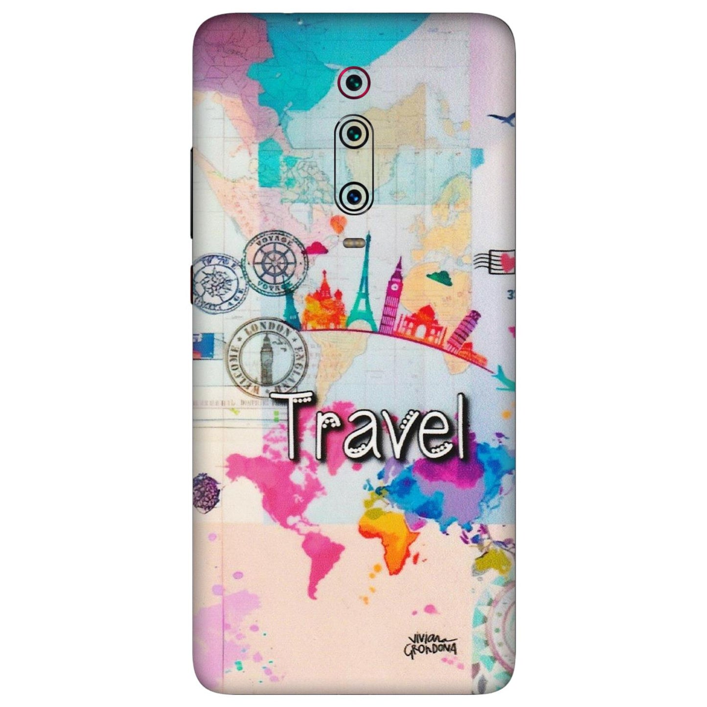 Xiaomi Redmi Phone Skins (All Models) - Travel The Wonders - Matte Finish (M-108) Redmi K20 Pro