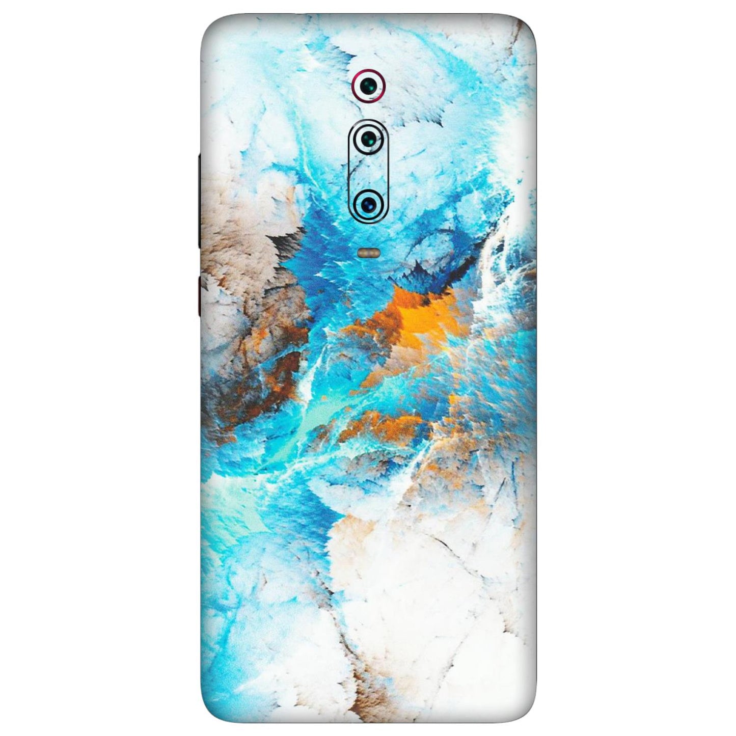Xiaomi Redmi Phone Skins (All Models) - Blue Waves Abstract - Matte Finish (M-19) Redmi K20 Pro