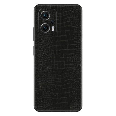 Xiaomi Redmi Phone Skins (All Models) - Snake Leather Black - 3D Embossed Finish (L-107) Redmi K50i 5G