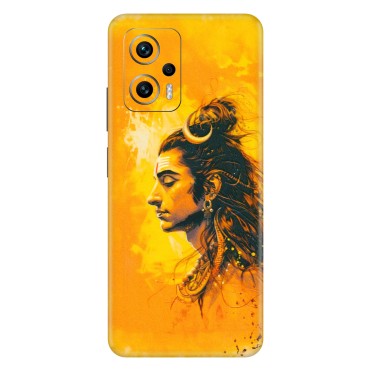 Xiaomi Redmi Phone Skins (All Models) - Shiv Shakti - 3D Embossed Finish (L-14) Redmi K50i 5G