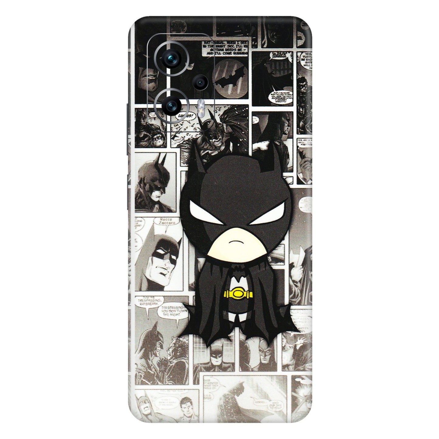 Xiaomi Redmi Phone Skins (All Models) - Toon Batman - 3D Embossed Finish (L-182) Redmi K50i 5G