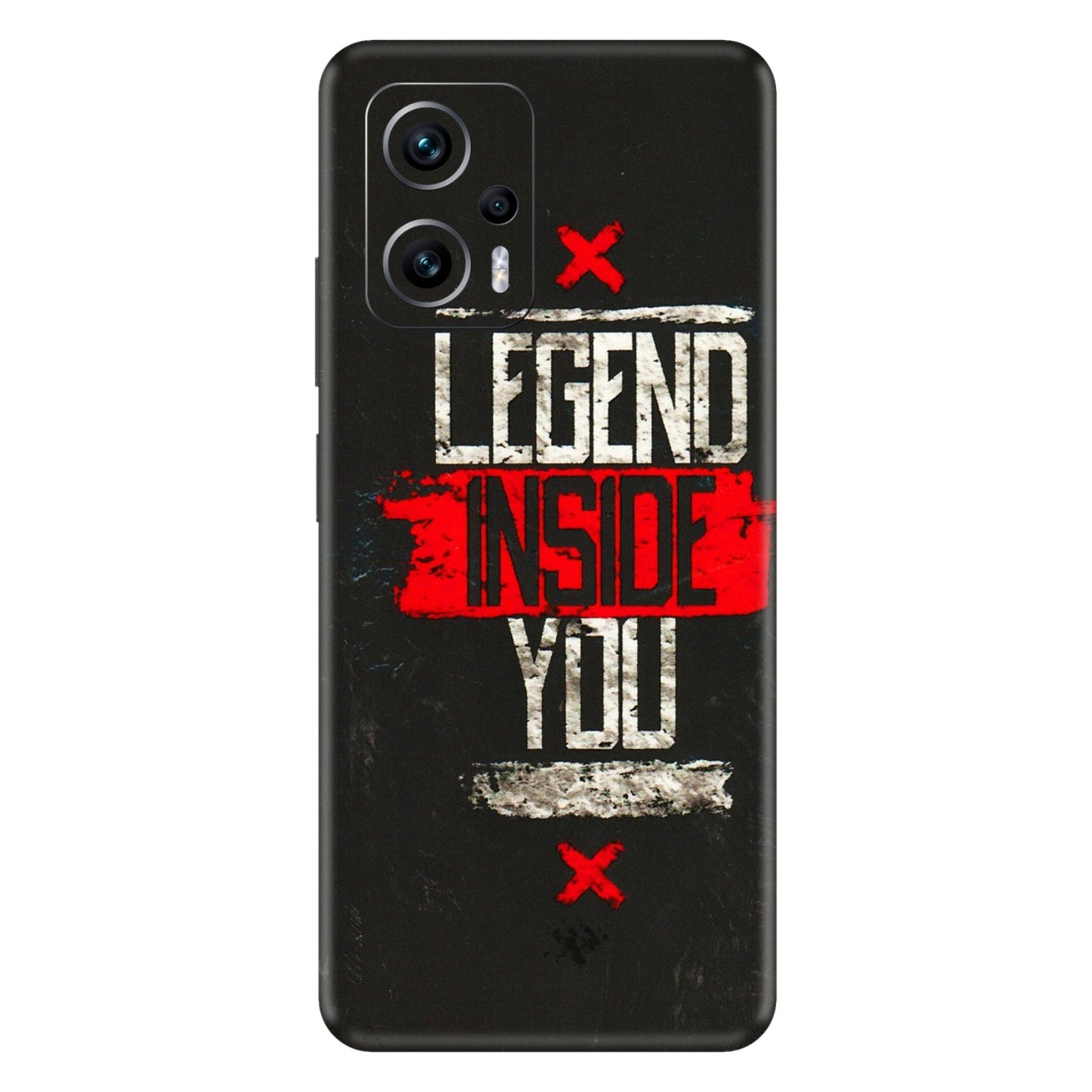 Xiaomi Redmi Phone Skins (All Models) - Legend Inside You - 3D Embossed Finish (L-186) Redmi K50i 5G