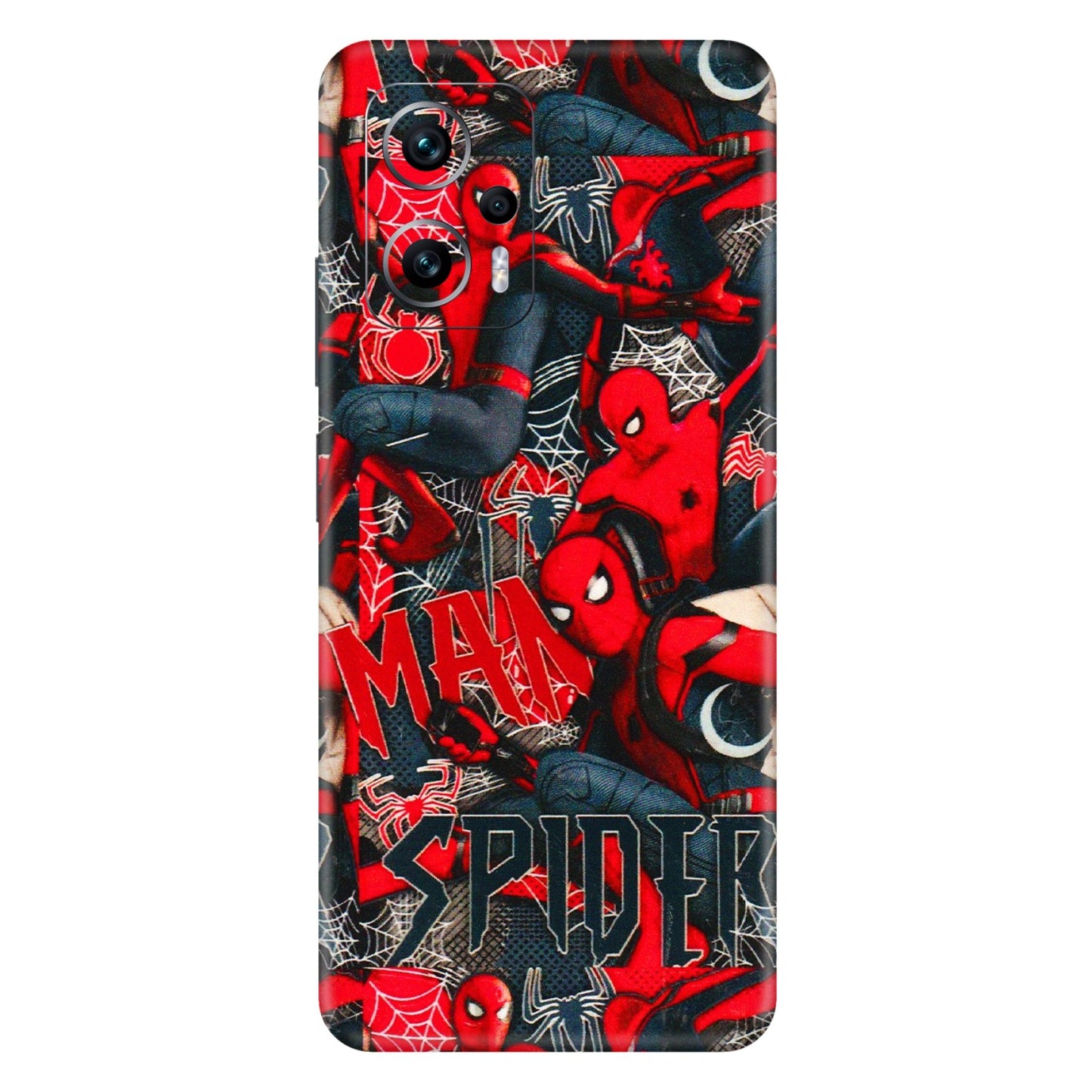 Xiaomi Redmi Phone Skins (All Models) - SpiderMan Cool - 3D Embossed Finish (L-188) Redmi K50i 5G
