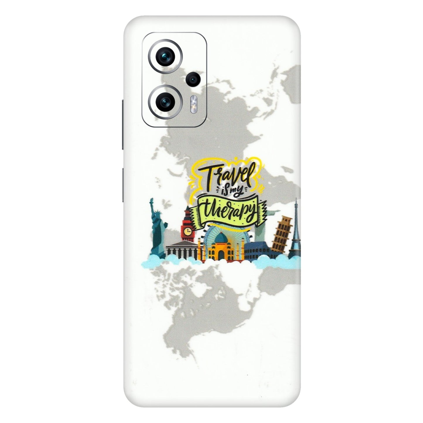 Xiaomi Redmi Phone Skins (All Models) - Travel Therapy - 3D Embossed Finish (L-199) Redmi K50i 5G