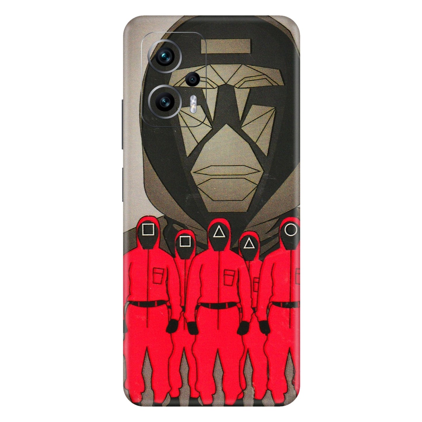 Xiaomi Redmi Phone Skins (All Models) - Squid Game Hero - 3D Embossed Finish (L-245) Redmi K50i 5G