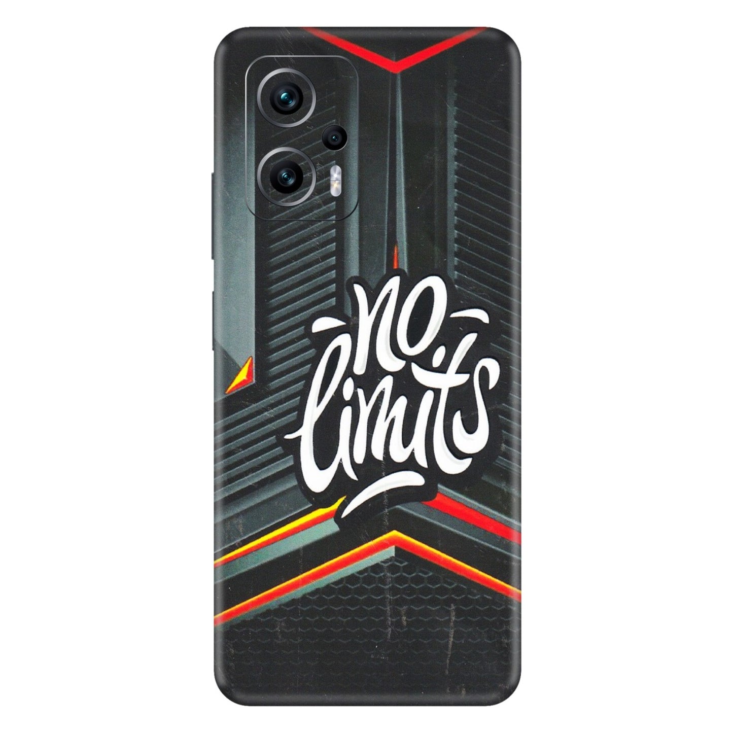 Xiaomi Redmi Phone Skins (All Models) - No Limits - 3D Embossed Finish (L-286) Redmi K50i 5G