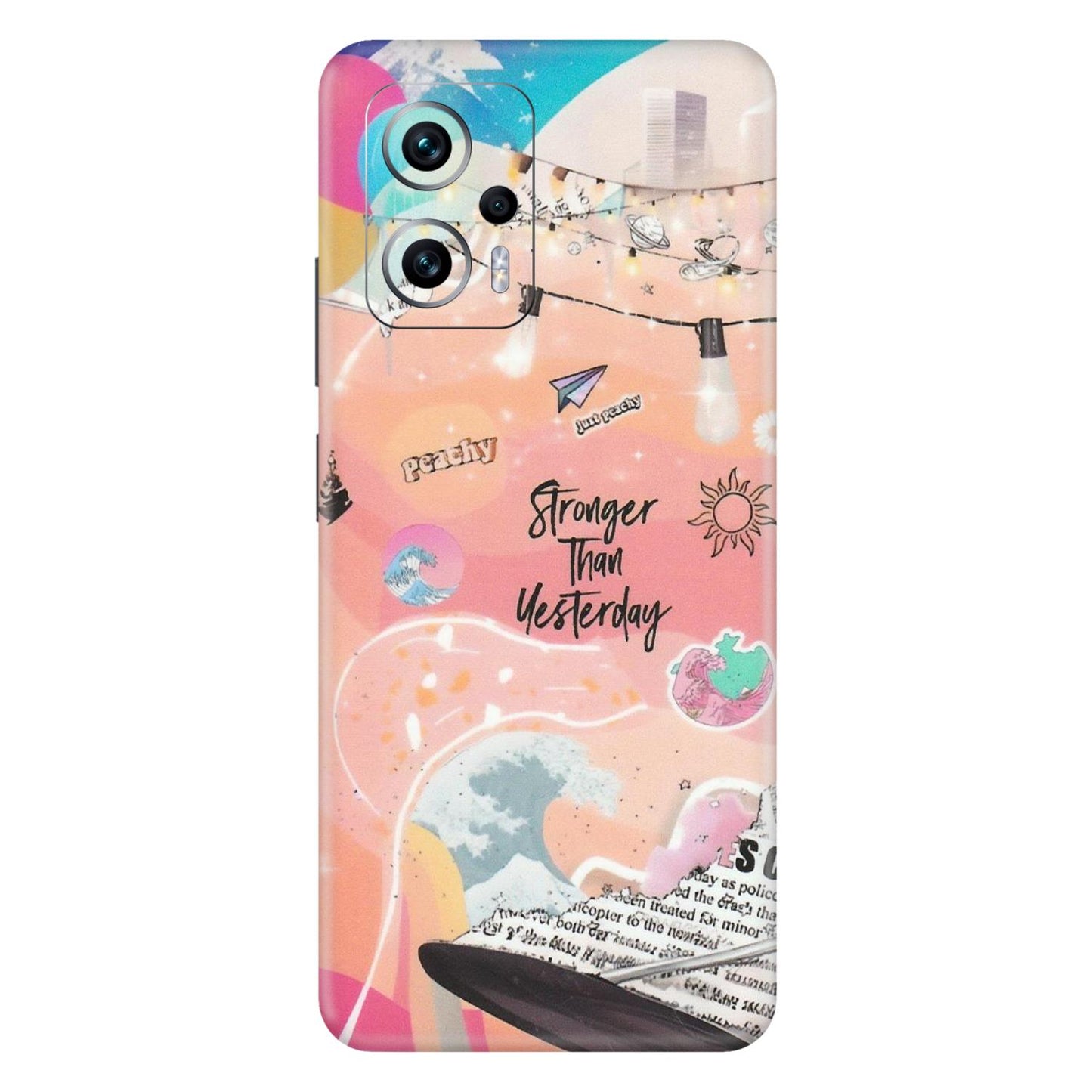 Xiaomi Redmi Phone Skins (All Models) - Stronger Then Yesterday - Matte Finish (M-128) Redmi K50i 5G