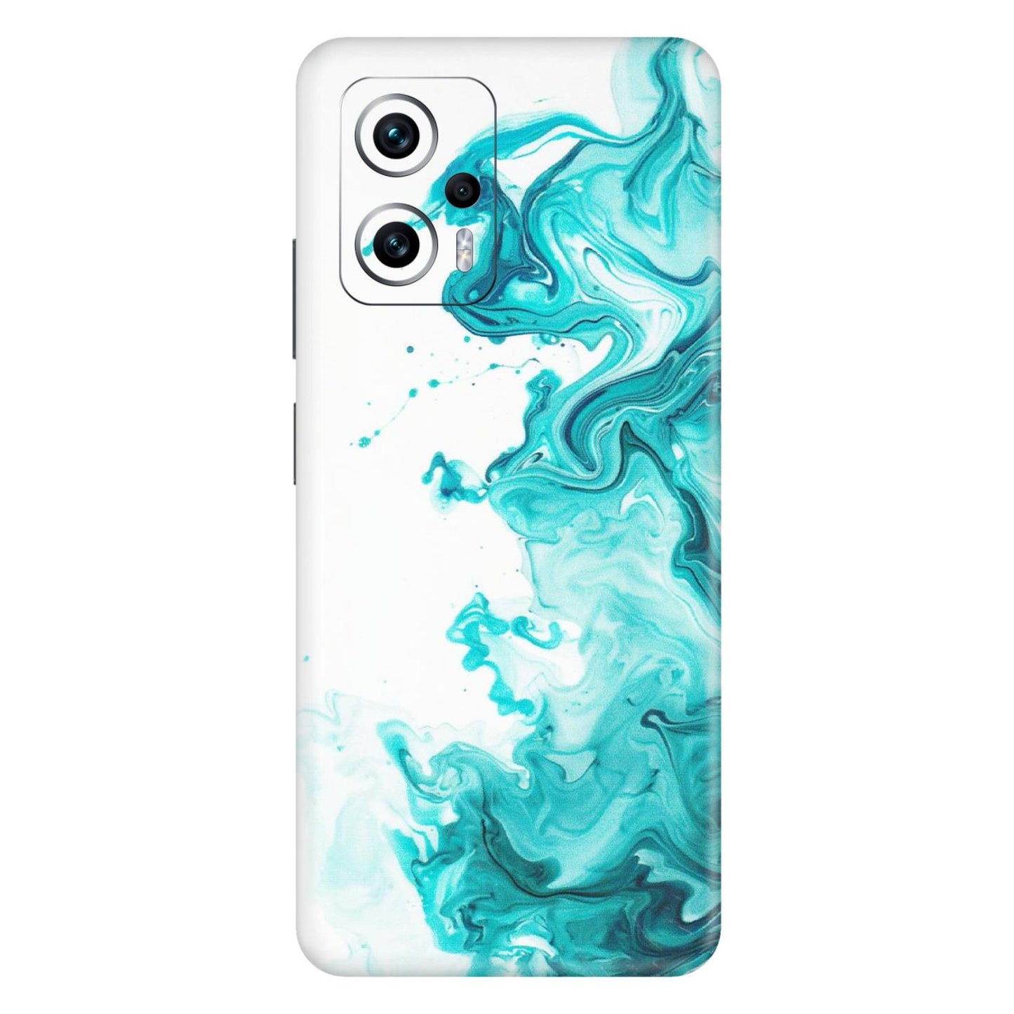 Xiaomi Redmi Phone Skins (All Models) - Sky Blue Abstract Colour - Matte Finish (M-146) Redmi K50i 5G