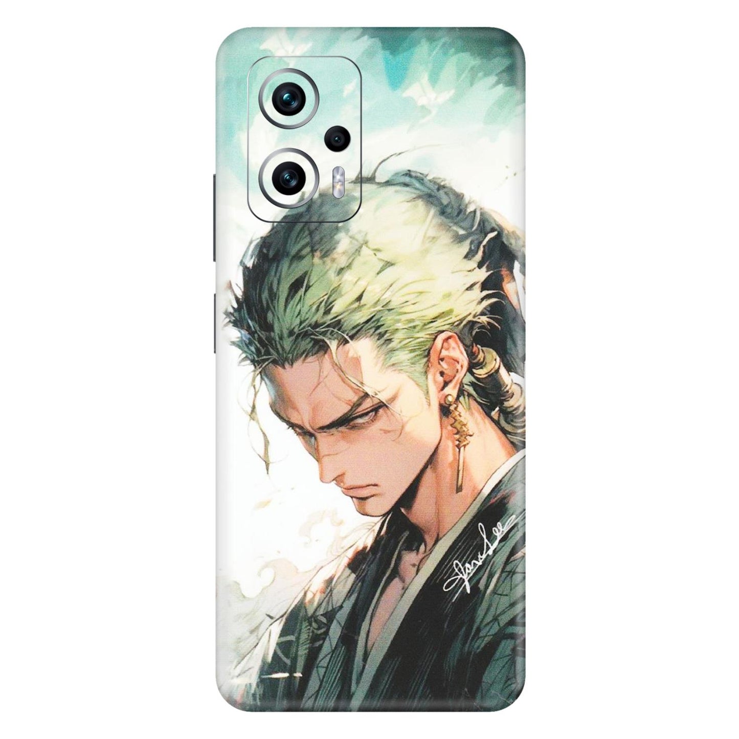 Xiaomi Redmi Phone Skins (All Models) - Pirate Hunter One Piece Anime - Matte Finish (M-157) Redmi K50i 5G