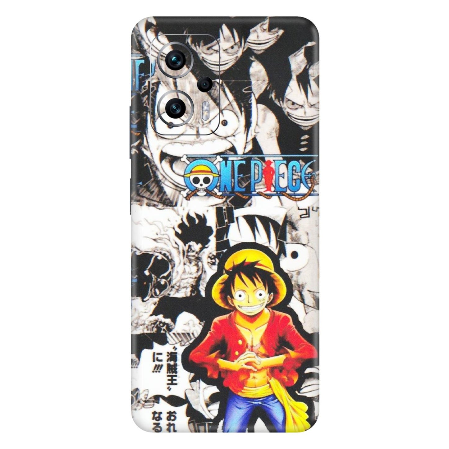 Xiaomi Redmi Phone Skins (All Models) - One Piece B&W - Matte Finish (M-63) Redmi K50i 5G