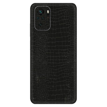 Xiaomi Redmi Phone Skins (All Models) - Snake Leather Black - 3D Embossed Finish (L-107) Redmi Note 10S