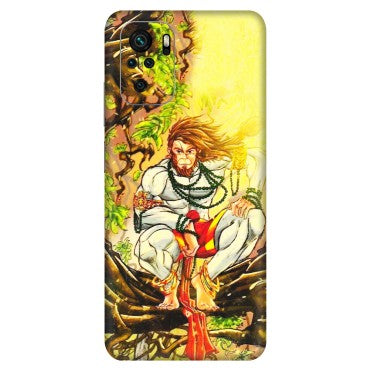 Xiaomi Redmi Phone Skins (All Models) - Lord Hanuman - 3D Embossed Finish (L-152) Redmi Note 10S