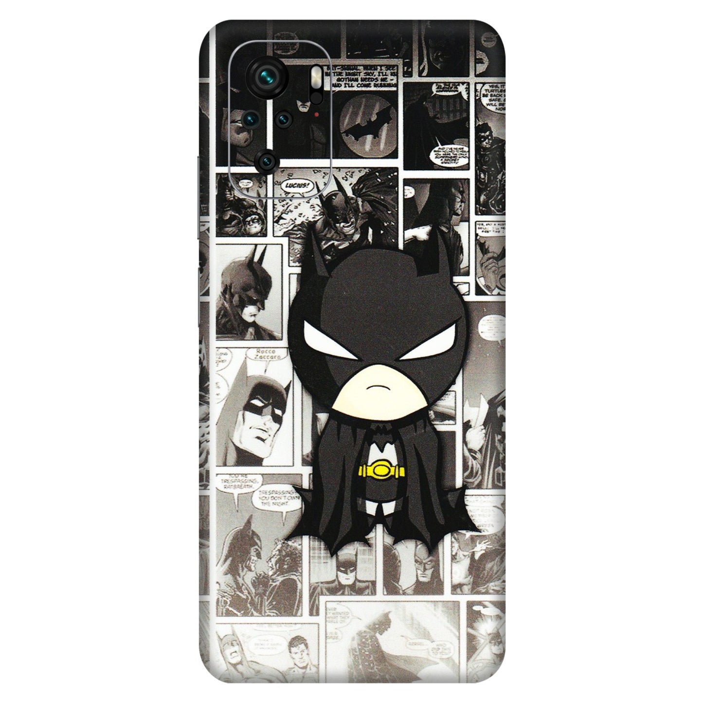 Xiaomi Redmi Phone Skins (All Models) - Toon Batman - 3D Embossed Finish (L-182) Redmi Note 10S