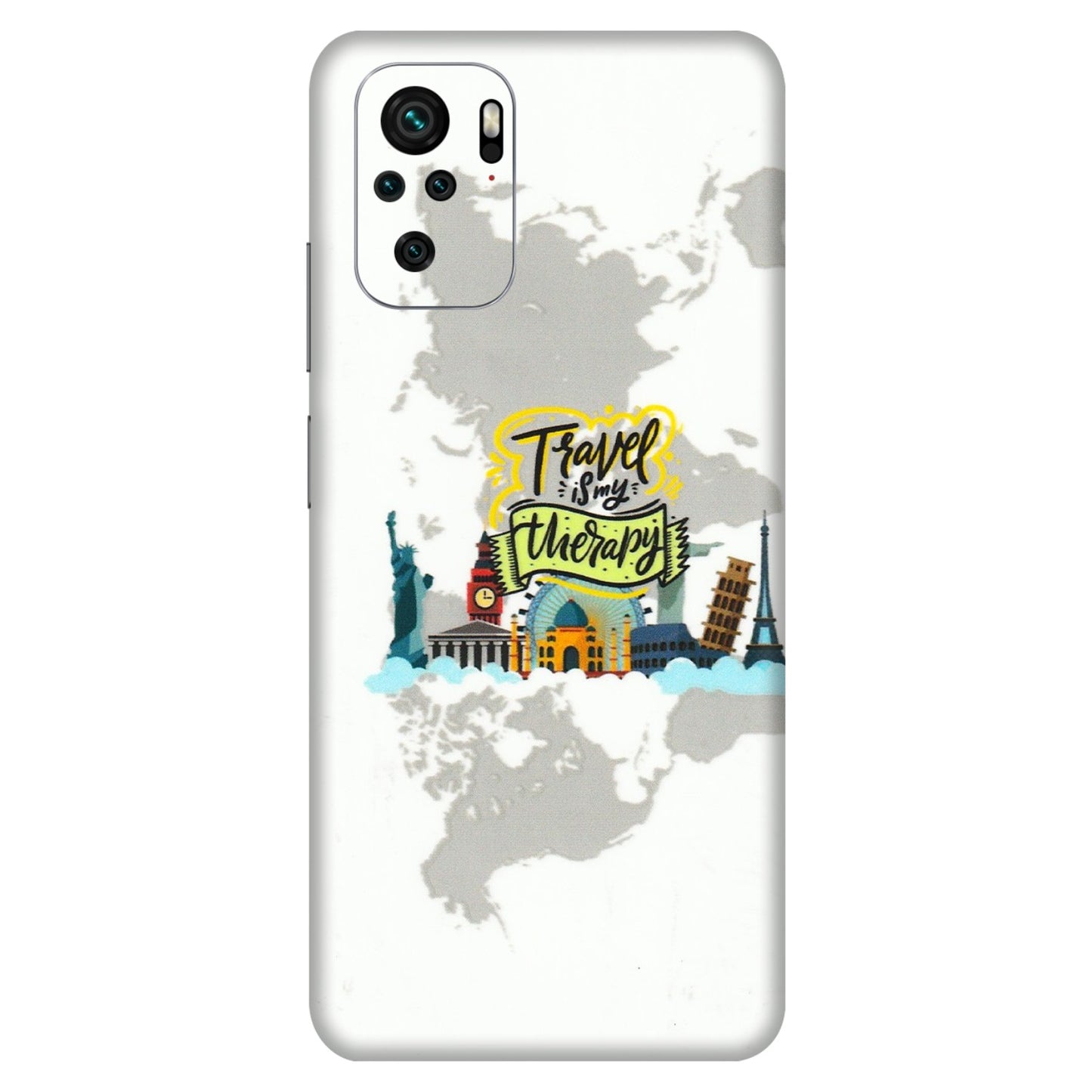 Xiaomi Redmi Phone Skins (All Models) - Travel Therapy - 3D Embossed Finish (L-199) Redmi Note 10S
