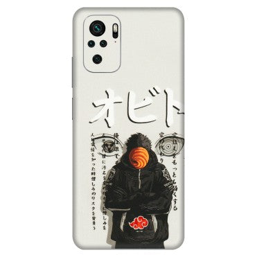 Xiaomi Redmi Phone Skins (All Models) - Obito Anime Eye - 3D Embossed Finish (L-19) Redmi Note 10S