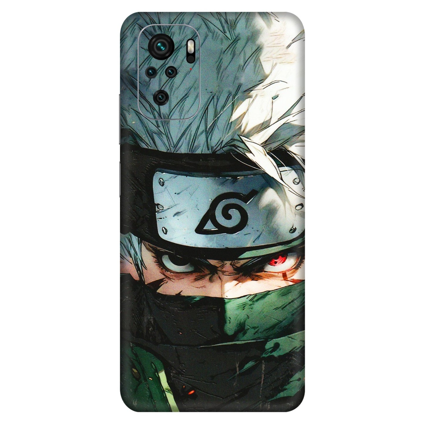 Xiaomi Redmi Phone Skins (All Models) - Kakashi Red Eye Focus - 3D Embossed Finish (L-227) Redmi Note 10S